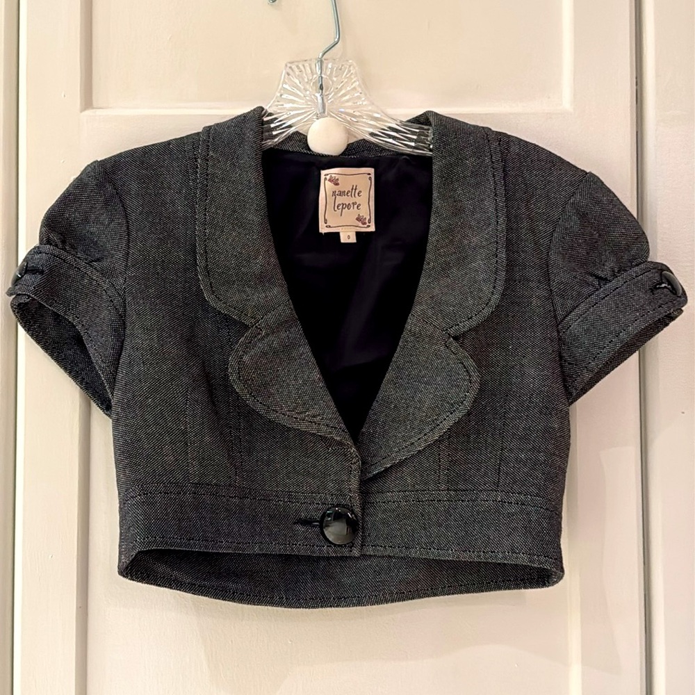Nanette Lepore Vintage Cropped Blazer Jacket ❣️ Size 0